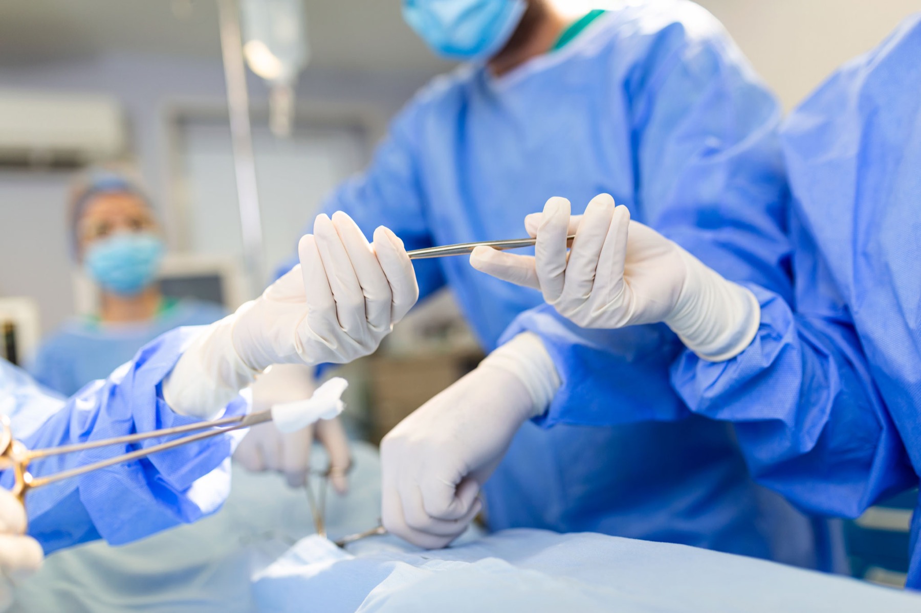 Surgical team at work